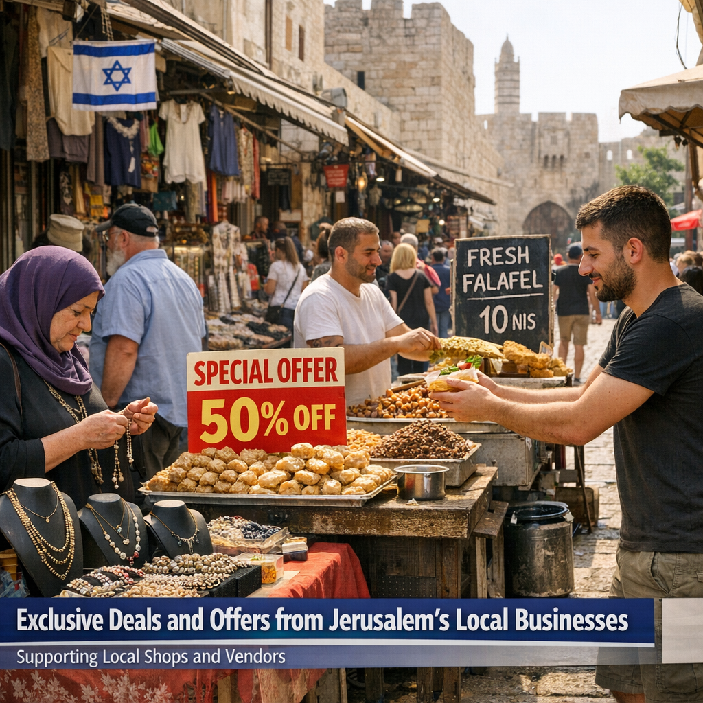Exclusive Deals and Offers from Jerusalem’s Local Businesses