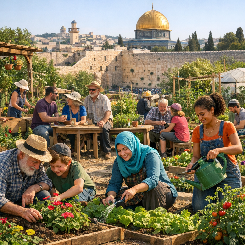 Jerusalem’s Community Gardens: Cultivating Sustainability and Unity